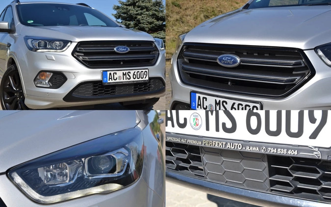 Ford Kuga cena 77900 przebieg: 218584, rok produkcji 2018 z Iława małe 742